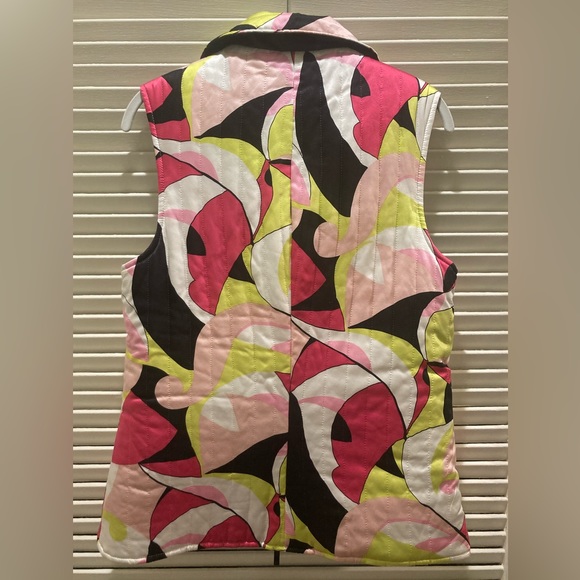 ETCETERA vest pink black white sz 12 - Picture 3 of 13
